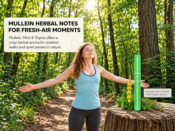 MULLEIN HERBAL NOTESFOR FRESH-AIR MOMENTS Mullein, Mint & Thyme