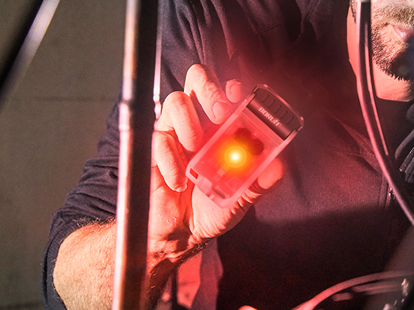 red light flashlight