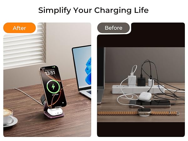 iphone charger stand travel charging station iphone and watch charger