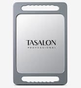 TASALON Unbreakable Hand Mirror with Double Handle - Large Handheld Barber Mirror for Hair and be...