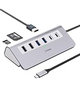 P9 USB C Hub, intpw 9-in-1 USB C Hub Multiport Adapter with 4K HDMI, PD 100W, Type-C & 2 USB A 3....