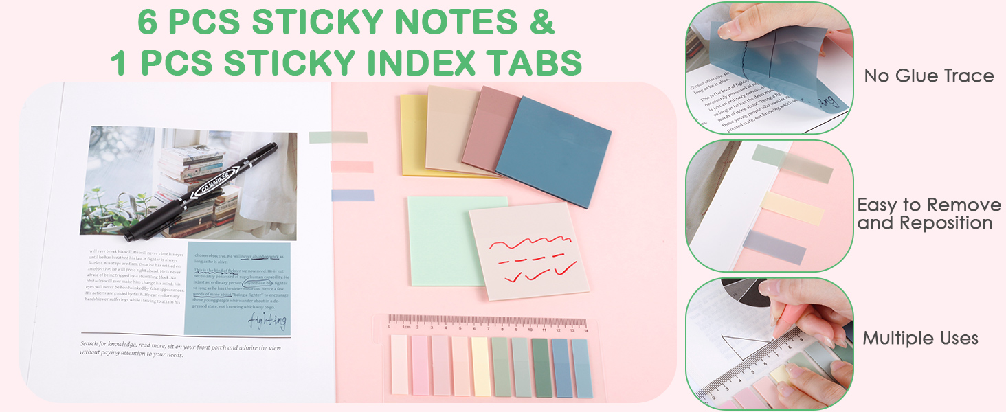 school supplies aesthetic stationery set mechanical pencil case pouch marker erasers sticky note