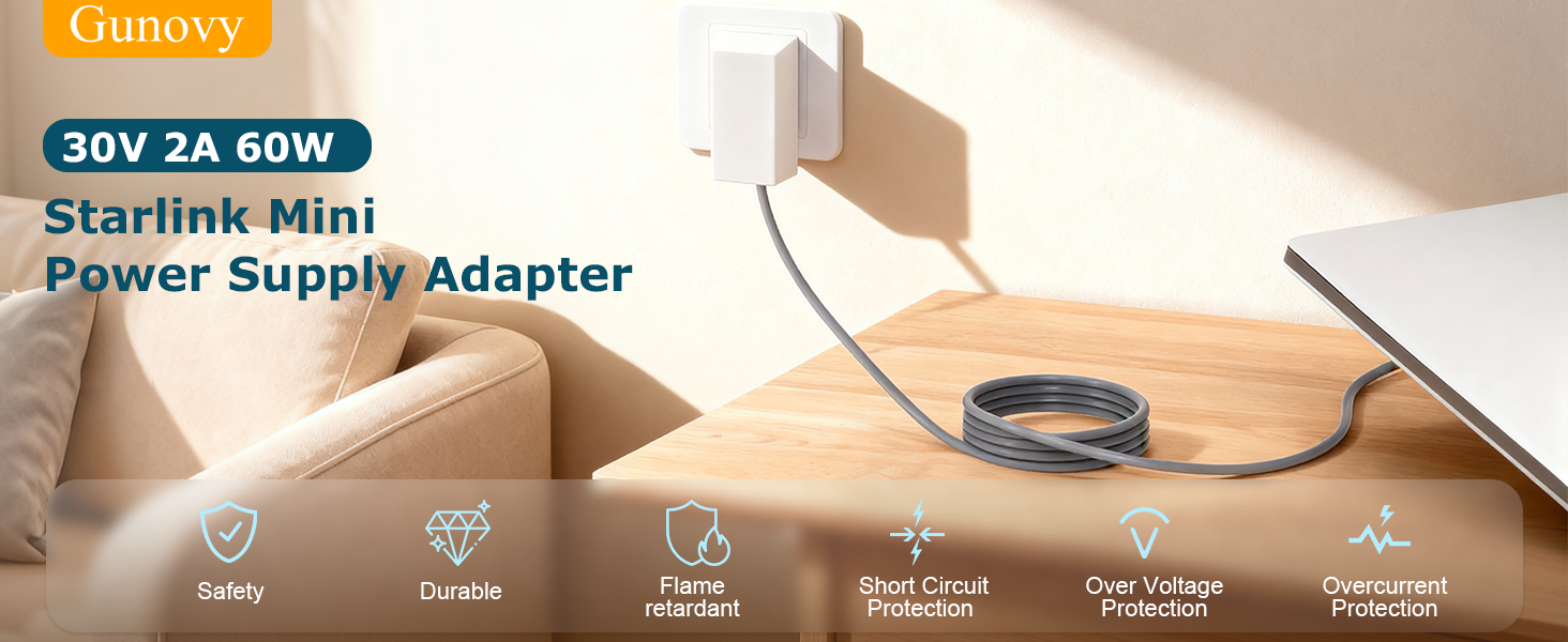 Starlink Mini Power supply Adapter