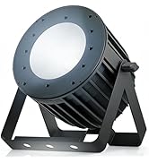 SHEHDS LED COB 200W Par Lights Cool White and Warm White 2in1 Stage Wash Lights 69 Degree Beam An...