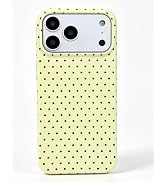 J.west for iPhone 17 Pro Max Case Cute Polka Dot Phone Case Soft TPU Slim Shockproof Phone Cover ...