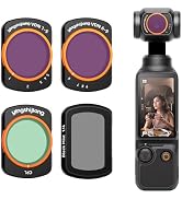 YINGSHIJIANG DJI Osmo Pocket 3 ND Filter Set 4-in-1 (ND2-32 + ND64-512 + CPL + 1/4 Black Mist) Pr...