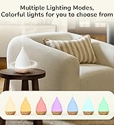 SOULORIGIN Ultrasonic Essential Oil Diffuser, Home Fragrance Aroma Diffuser with Auto Shut-Off, 8...
