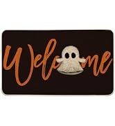 Artoid Mode Boo Halloween Welcome Doormat, Home Decor Low-Profile Switch Rug Door Mat Floor Mat f...
