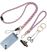 LUCKINEE Cell Phone Lanyard with Safety Breakaway Buckle, Phone Neck Strap and Wrist Lanyard Stra...