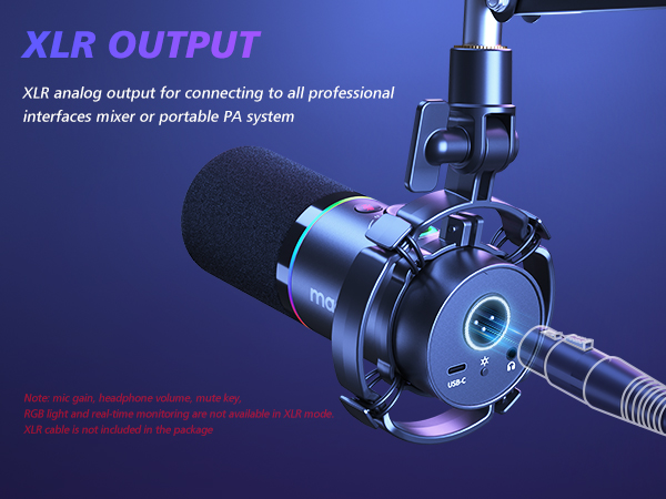 MAONO XLRUSB Dynamic Microphone