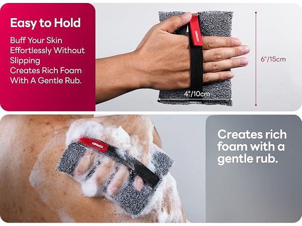 Large size bath scrubber