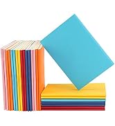 EUSOAR Blank Notebook, 24 Pack Mixed Colorful A6 3.9