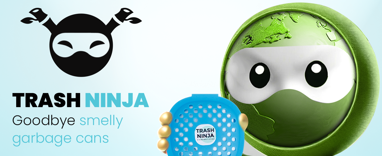 Trash Ninja Goodbye Smelly Garbage Cans