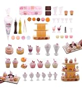 BoFUN DIY No-Bake Miniature Food Craft Kit - 1/12 Scale Dollhouse Kitchen Accessories, Hobby Craf...