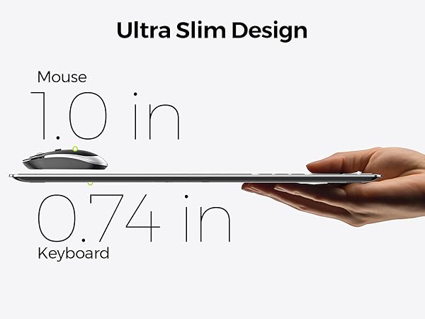 ultra-thin keyboard mouse