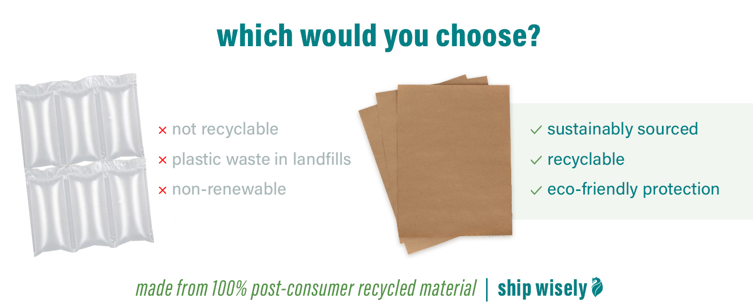 Elementree Void Fill Sustainable Kraft Packing Paper for moving shipping and storage