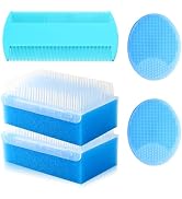 Cradle Cap Brush for Babies, 5Pcs Cradle Cap Treatment Set with Soft Bristle Brushes Silicone Scr...