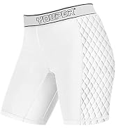 Youper Women's Classic Softball Sliding Shorts, Compression Padded Slider Shorts