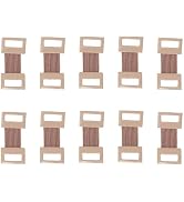 10Pcs Brown Elastic Bandage Clips Adhesive Bandages Bandage Wrap Clips Stretch Metal Clips, Repla...