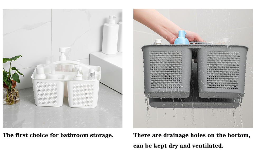 Shower caddy basket