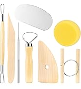 LINPHCEY 8Pcs Clay Sculpting Tools Set Perfect for Polymer Air Dry Modeling Clay Beginners & Prof...