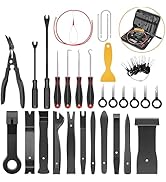 GOOACC 40Pcs Trim Removal Tool,Auto Terminal Removal Key Tool,Auto Clip Pliers Stereo Removal Too...