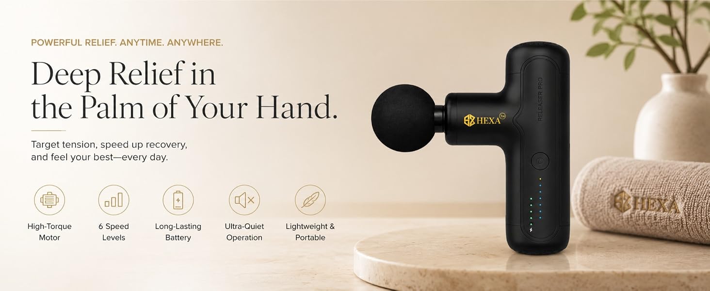 Deep Relief in the Palm of Your Hand.