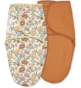 CIVARUA KIDS Baby Swaddles for Newborn Organic Cotton,Soft & Snug Newborn Velcro Swaddle 0-3 Mont...