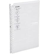 Kokuyo Campus Smart Ring Binder, Up to 25 Sheets, B5, 26 Holes, Japan Import, Transparent (RU-SP7...
