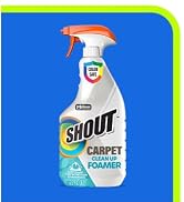 Shout Carpet Clean Up Foamer Rug & Carpet Cleaner, Color Safe and Fast Acting Spot & Stain Remove...
