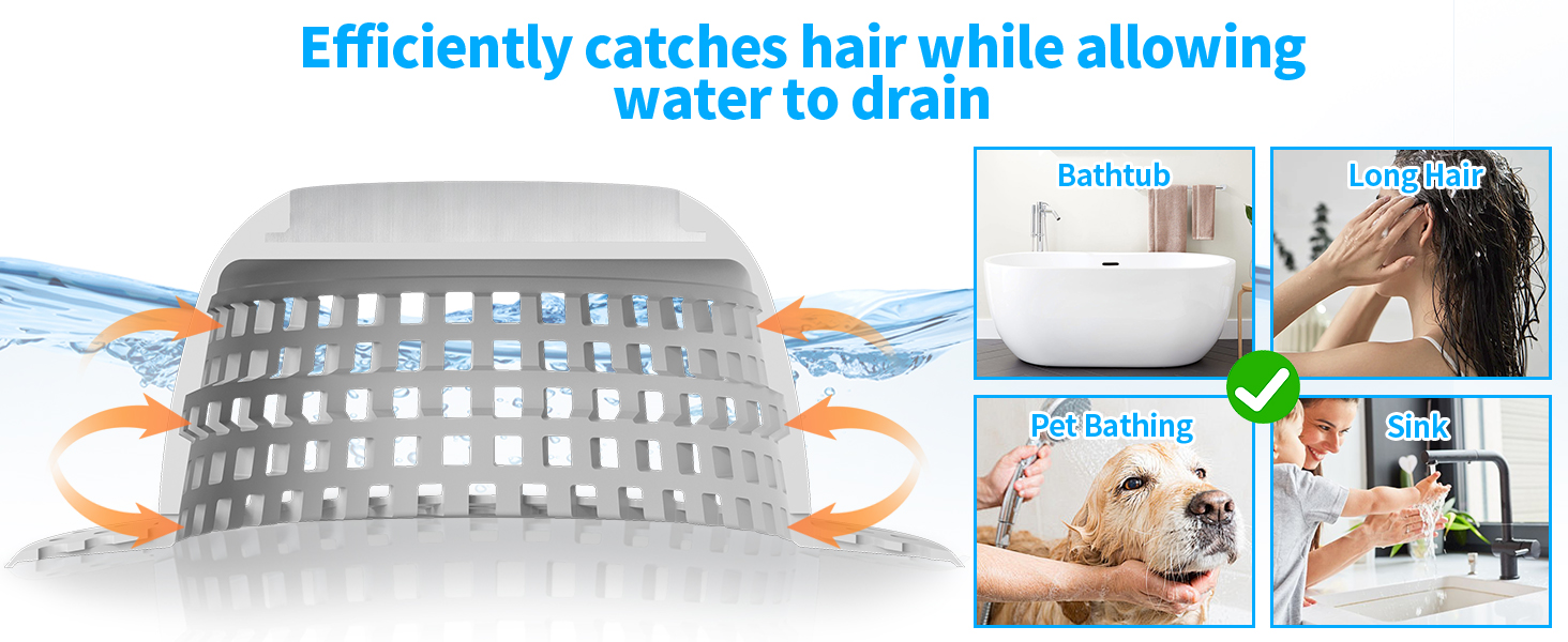 Shower Drain Hair Catcher