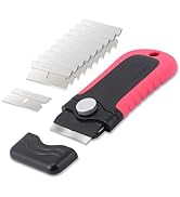 Gomake Razor Blade Scraper Tool with Blade Storage Container, Glass Cooktop Stove Scraper with 10...