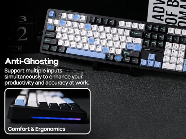 AULA F108 Wireless Gaming Keyboard