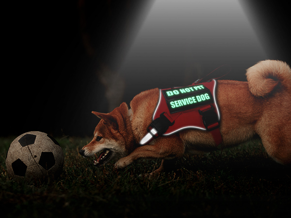 reflective strip for night walk red