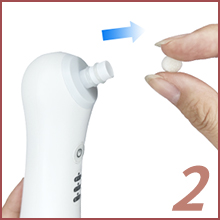 GERY blackhead remover cleaning steps 2