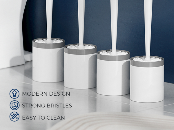toilet bowl brush and holder