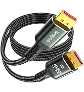 6.6FT DisplayPort Cable 2.1, DP to DP Cable 40Gbps 8K@120Hz 4K@240Hz 2K@360Hz, HDR, DSC, HDCP 2.3...