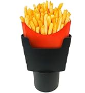 MAAD 'Fries on The Fly' Universal Car French Fry Holder for Cup Holder - Perfect White Elephant G...