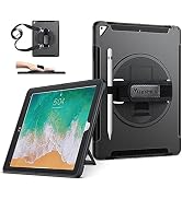 Case for iPad Pro 12.9 2nd Generation 2017 & 2015 1st Gen: Military Grade Heavy Duty Rugged Shock...