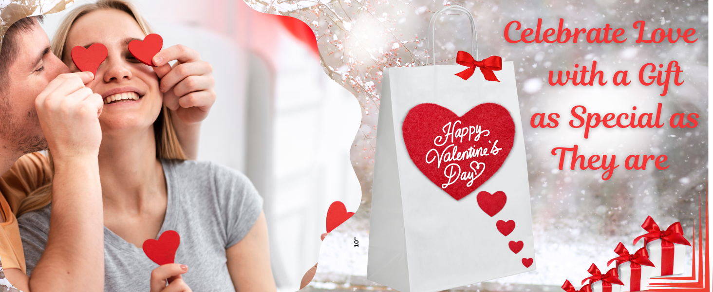 valentine's day gift bag valentine paper bags valentines bags bulk