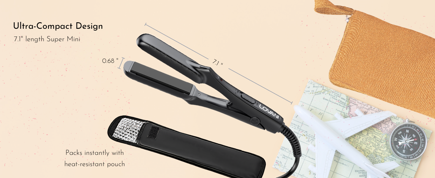 mini hair straightener