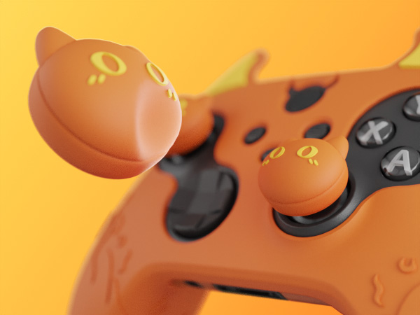 Kawaii Anti-Slip Controller Skin Grip Protector for Xbox Core Wireless Controller with Thumb Grips