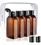 Cosywell Travel Shampoo Bottles 4pcs 3.4oz TSA Approved Travel Size Bottles for Toiletries Leak P...