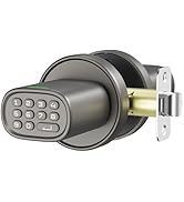 ThorBolt Door Lock Knob with Keypad Keyless Entry Door Knob Electric Coded Indoor Door Knob for I...