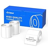 CLABEL Thermal Labels 40 x 30 mm (1.57 x 1.18 in), 3 Rolls Low Temperature Labels for Cold Chain,...