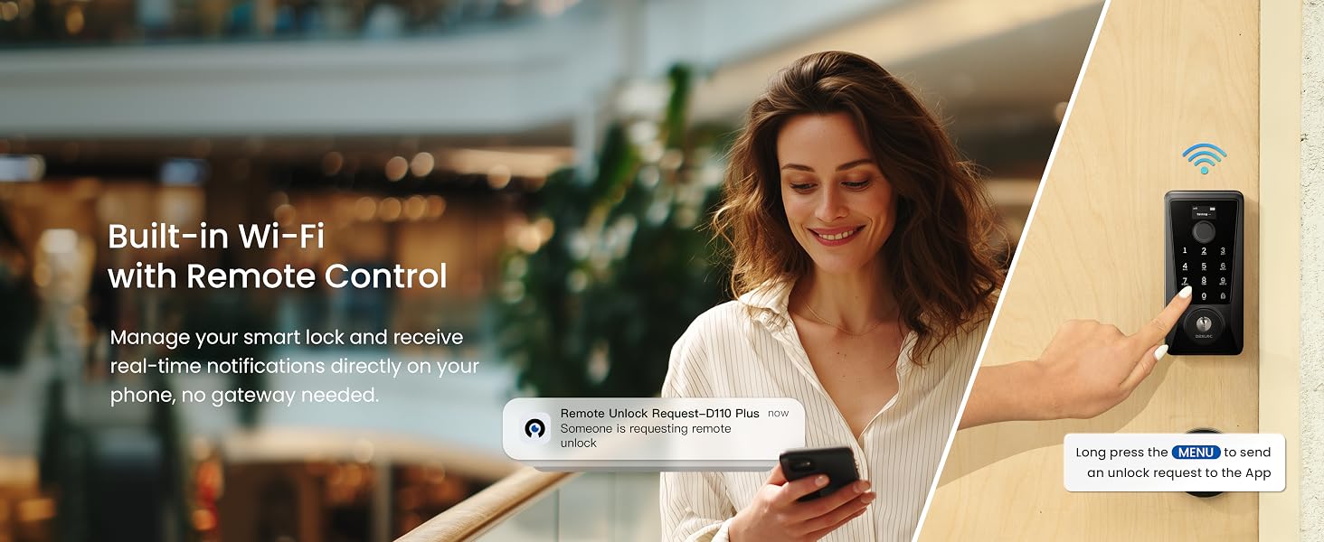 built-in wifi with remote control