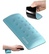 i-Rocks Memory Foam Mouse Wrist Rest - Pain-Reducing Wrist Rest for Mouse - Non-Slip Rubber Base ...