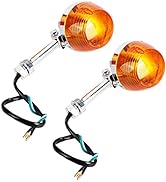 Turn Signal Light, ABS 2PCS 12V Turn Signal Light 8mm Fit for Honda C70 CT70 CT90 XL100 CB350 CM4...
