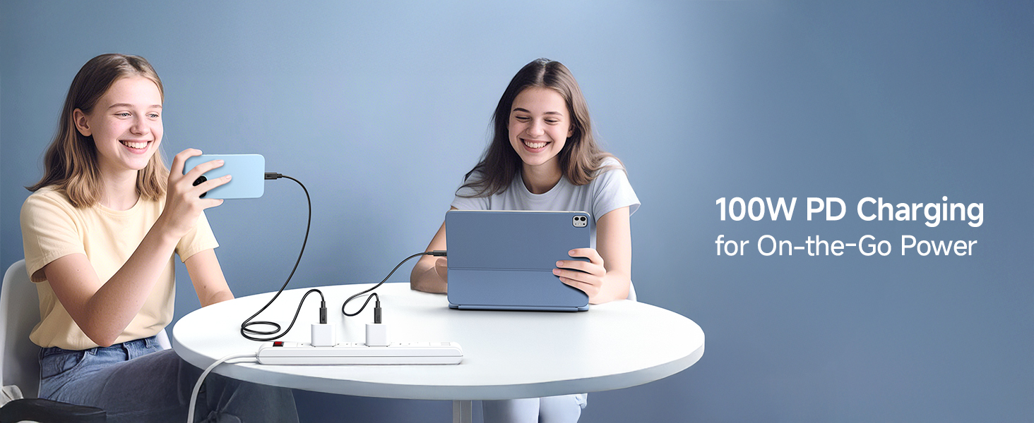 USB4 Cable/USB 4 Cable 6 ft with 20Gbps Data, 8K Video & 100W Charging