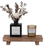 Small Wood Tray Pedestal Stand Farmhouse Bathroom Decor Decorative Wooden Riser Kitchen Soap Dish...